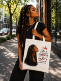 Strength & Dignity Cotton Tote Bag